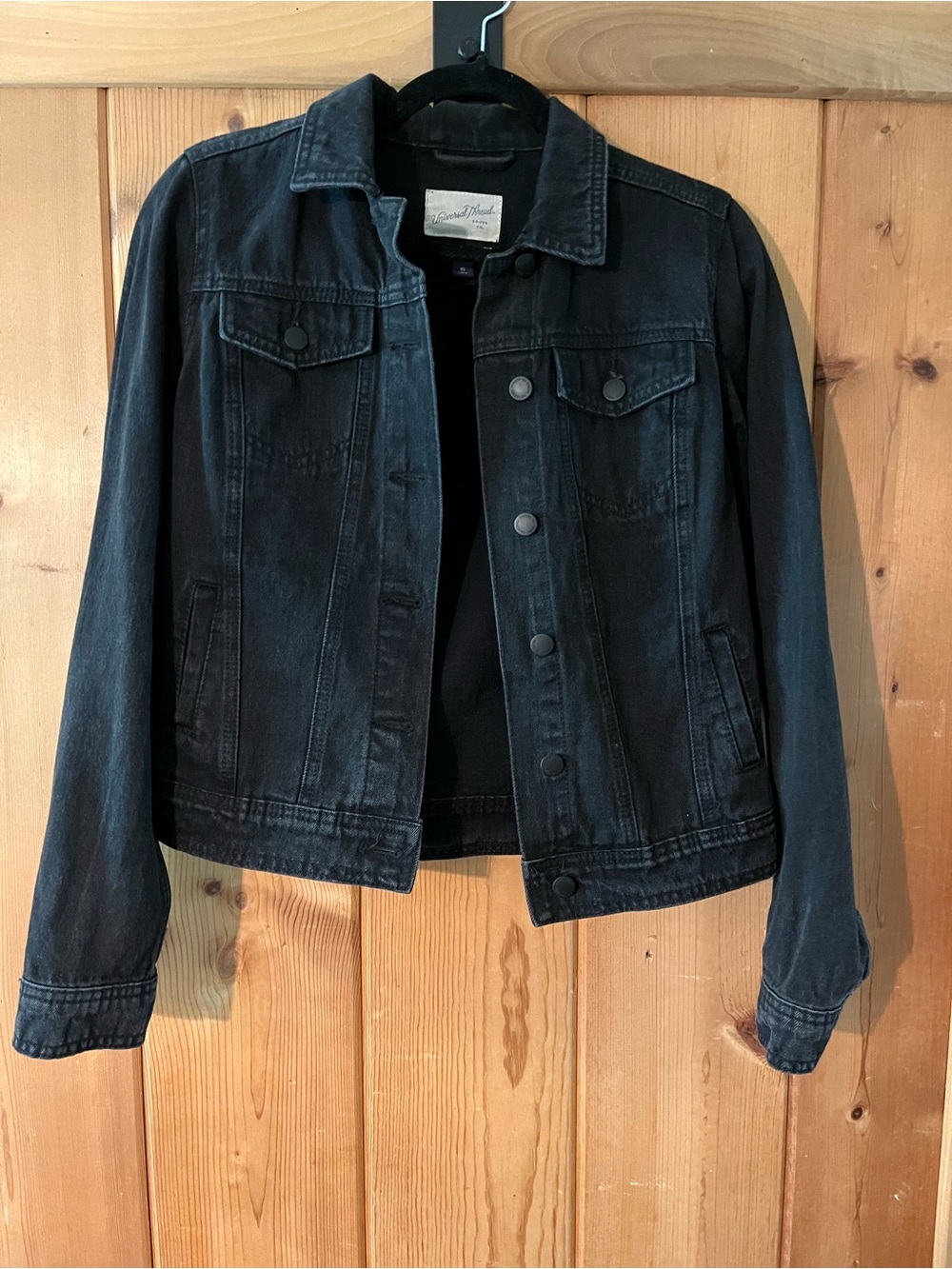 Universal Thread Black Denim Jean Jacket